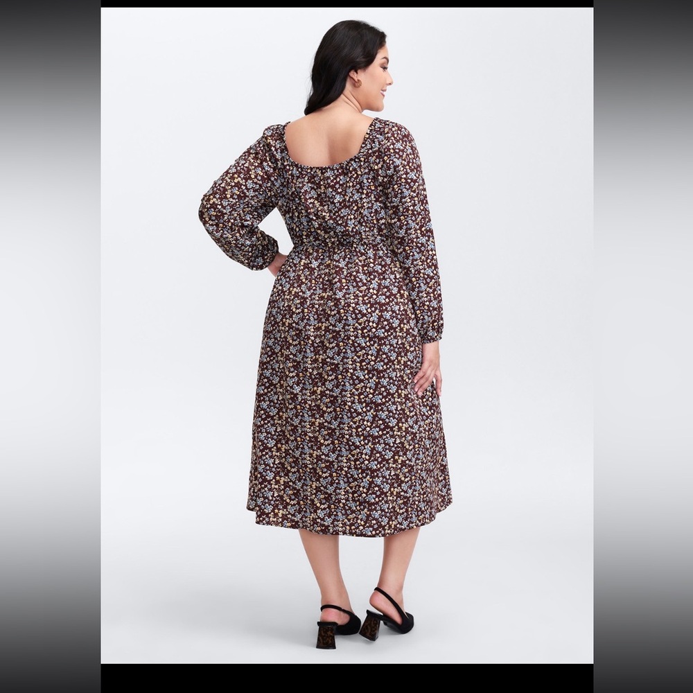 BloomChic Floral Print Maxi Dress size 1X (14-16) - Picture 5 of 16
